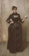 Lady With the Rose(Charlotte Louise Burckhardt 1862-1892) (mk18)